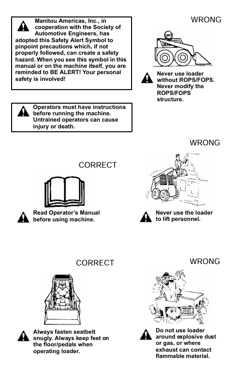 GEHL V270 (EU) & V330 (EU) Operator Manual Download PDF