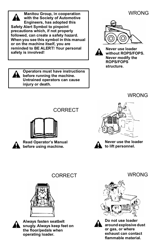 GEHL V270 and V330 GEN:2 Skid-Steer Operator's Manual PDF Download