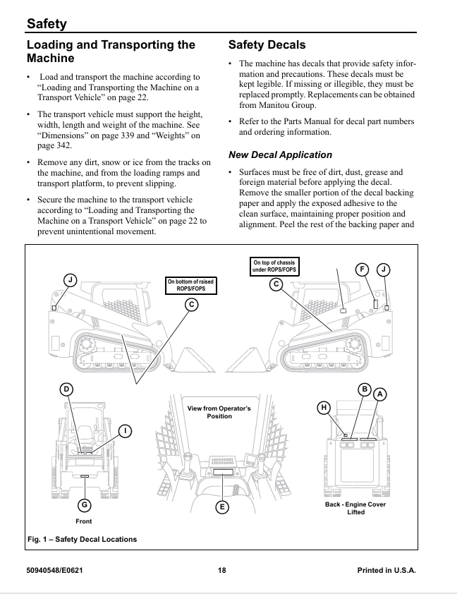 GEHL VT320 3200VT Track Loader Repair & Service Manual