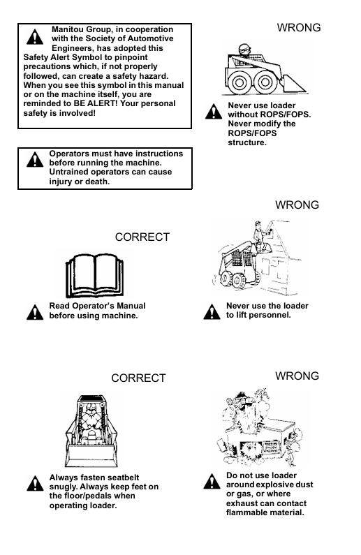 GEHL X-Series Skid-Steer Loader Manual 50950106 PDF Guide