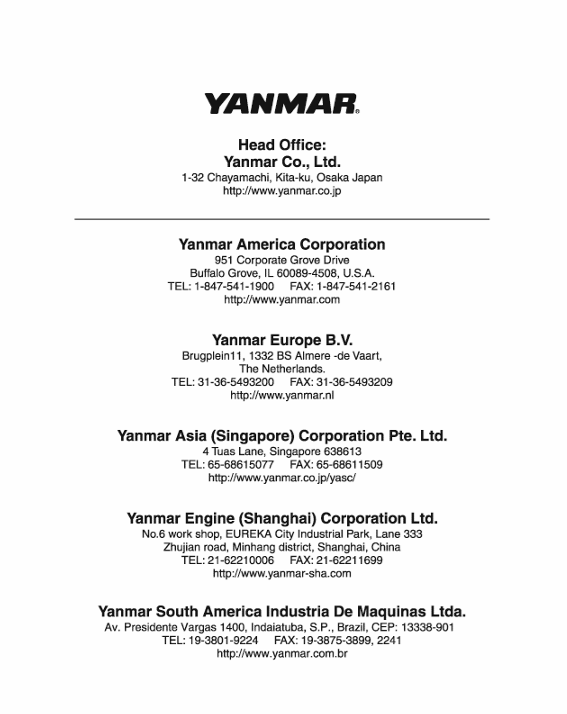 GEHL YANMAR Industrial Engines 2TNV70 3TNV70 3TNV76 Repair Manual PDF