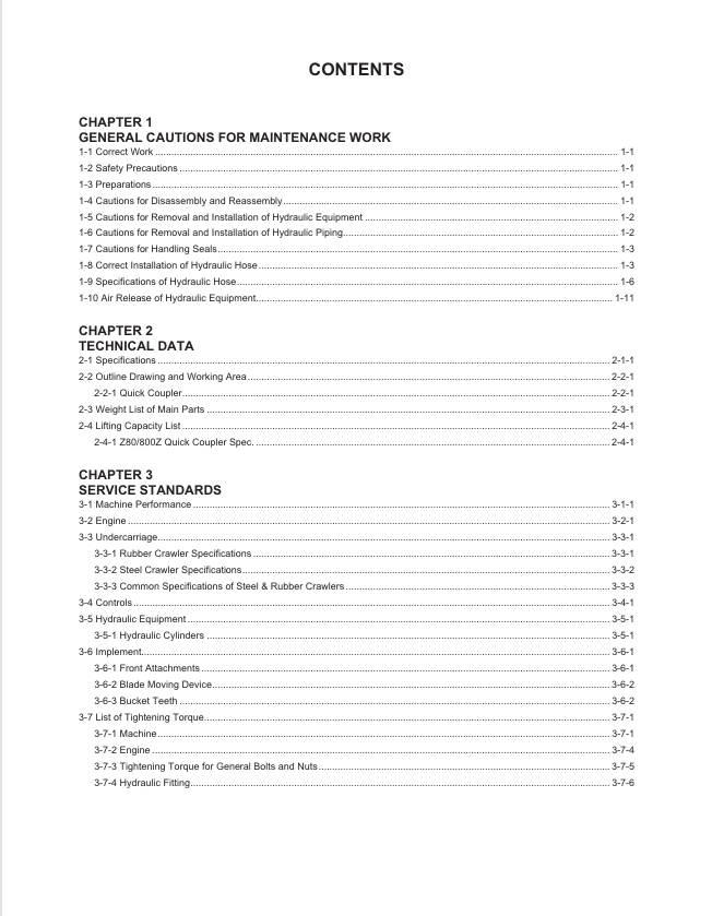 GEHL Z80, 800Z Workshop Repair Service Manual 50940113 PDF