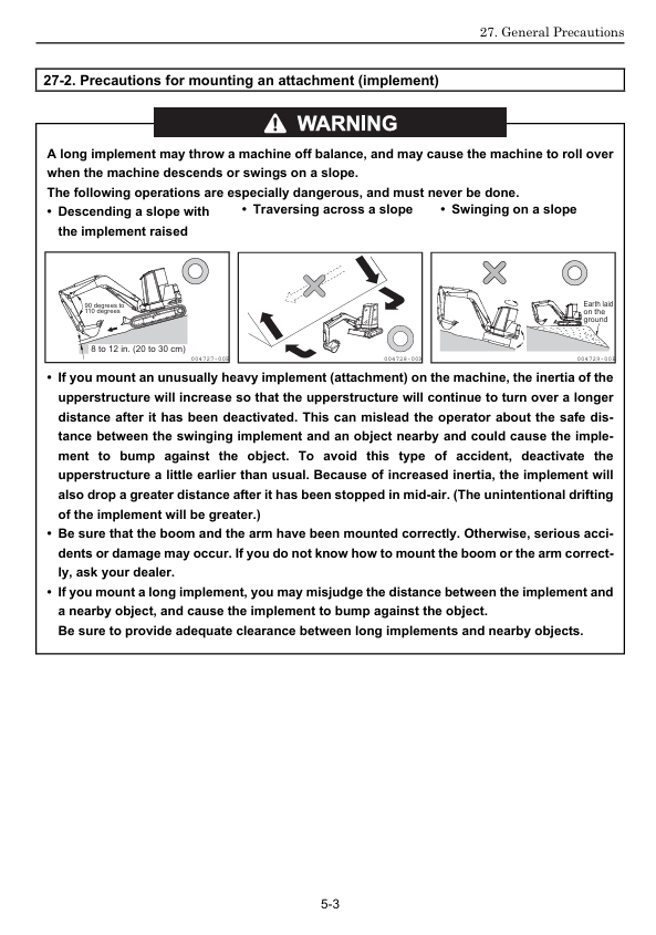 GEHL Z80 Compact Excavator Operation and Maintenance Manual PDF