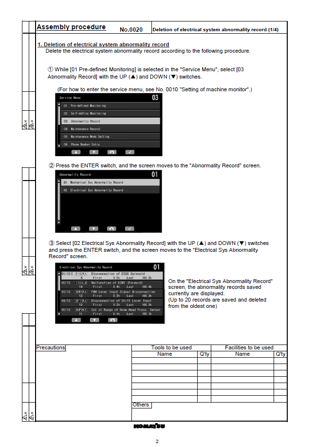 GEN00136-00 - Komatsu WA380-8 Wheel Loader Technical & Shop Manual