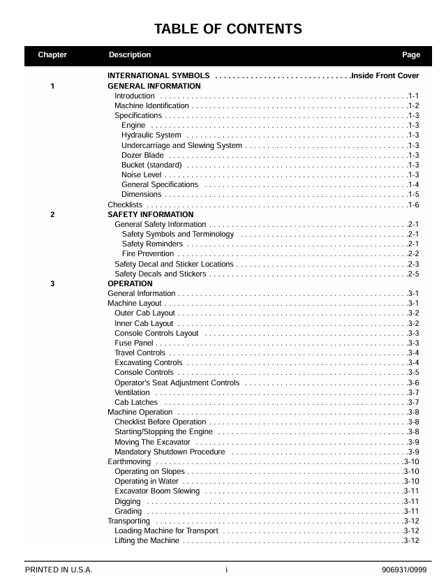 GHEL GE 502/GE 602 Crawler Excavator Operator's Manual – PDF Download
