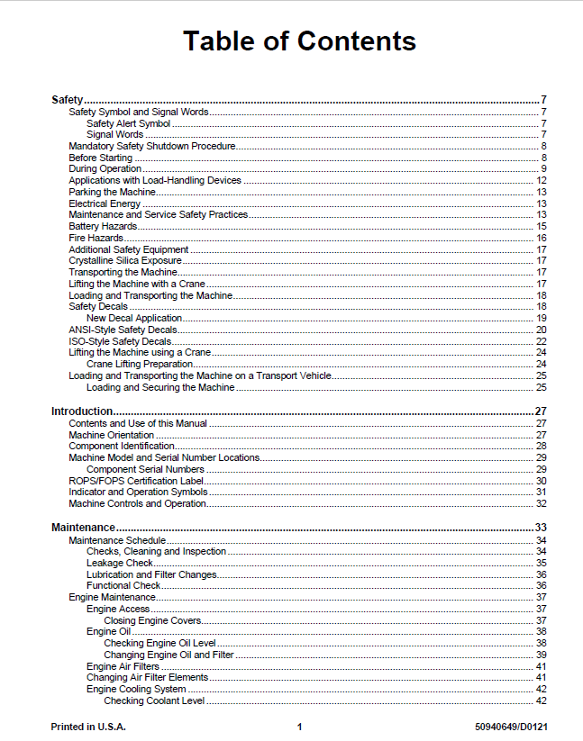 Gehl Mustang RT185 RT215 RT255 Manitou 1850RT 2150RT 2550RT Repair Manual PDF