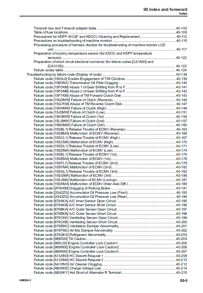 HM300-3 Komatsu Articulated Dump Truck Shop Manual SEN05629-04 PDF