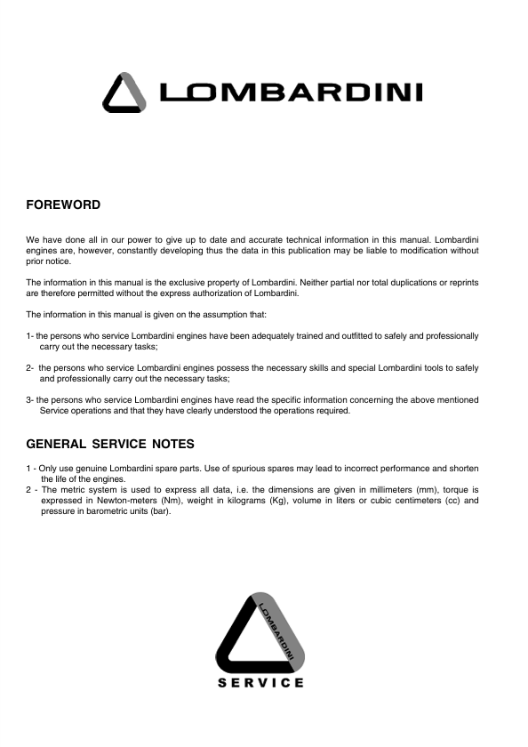 JCB 15 LD 225 to 440 Diesel Engine Service Manual PDF