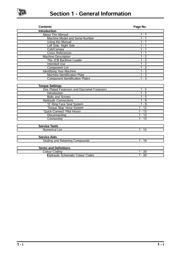 JCB 2DX Backhoe Loader Workshop Manual PDF