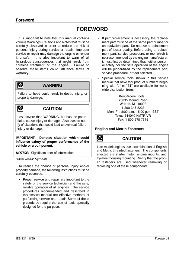 JCB 3.0 LPG Industrial Engine Systems Maintenance Manual