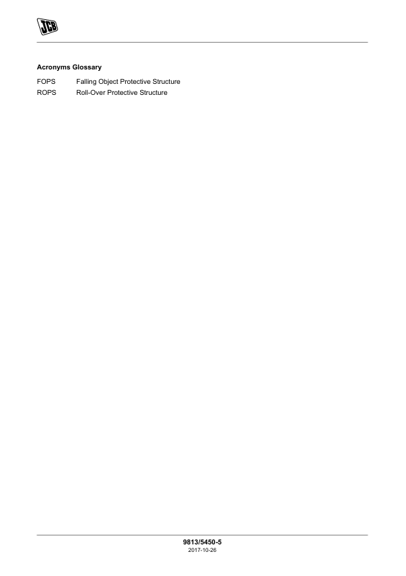 JCB 3CX Service Manual PDF for Maintenance and Troubleshooting