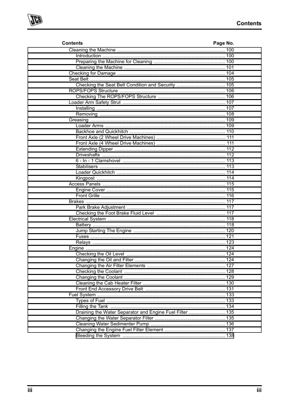 JCB 3C Manual PDF – Operation & Maintenance Guide