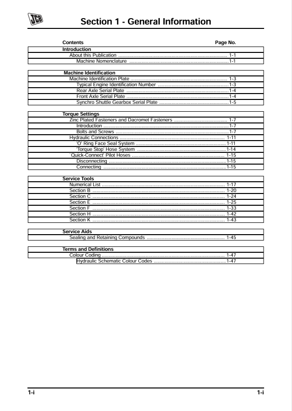JCB 3DX 4DX Backhoe Loader Workshop Manual Download