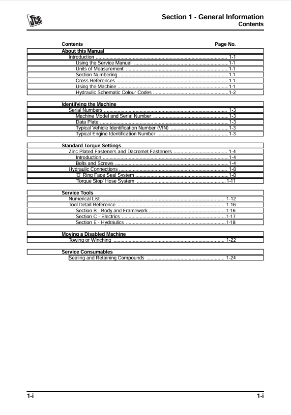 JCB 403 Compact Wheel Loader Workshop Manual PDF