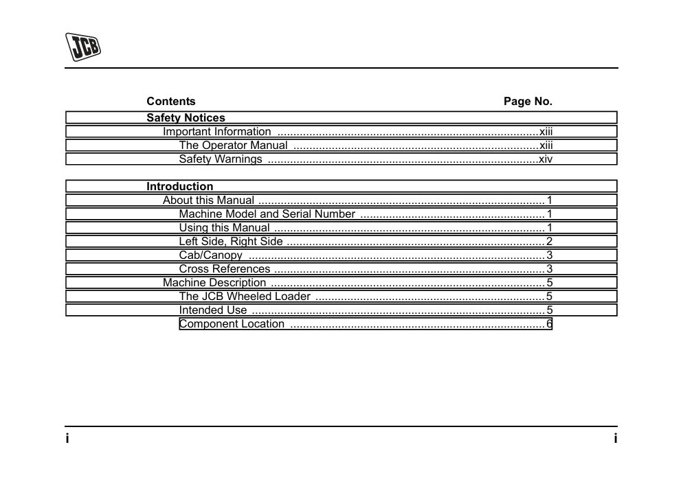 JCB 403 Operator & Maintenance Manual PDF