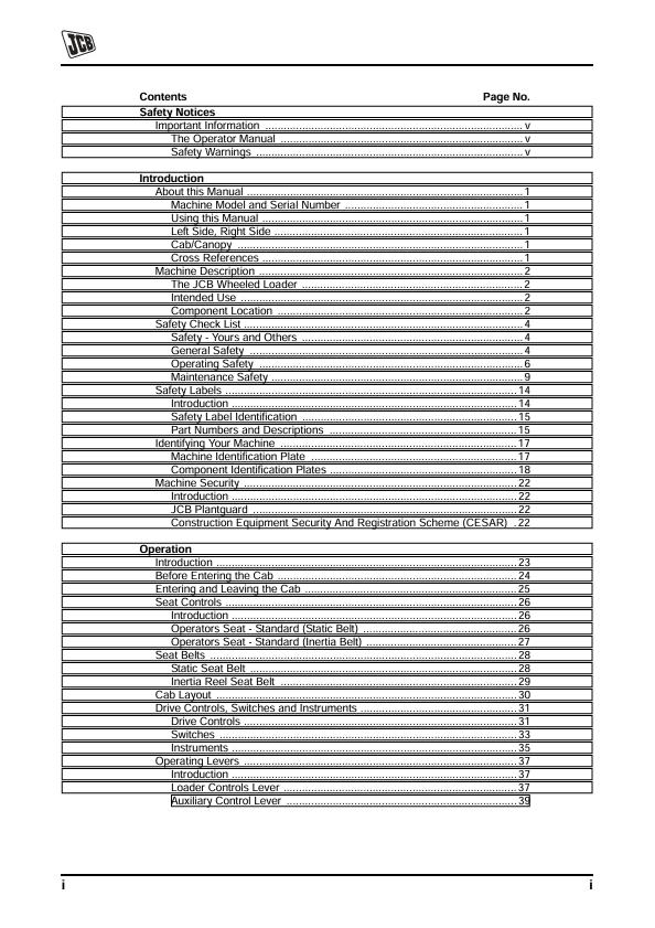 JCB 403 Operator Manual PDF – Complete Operating Guide