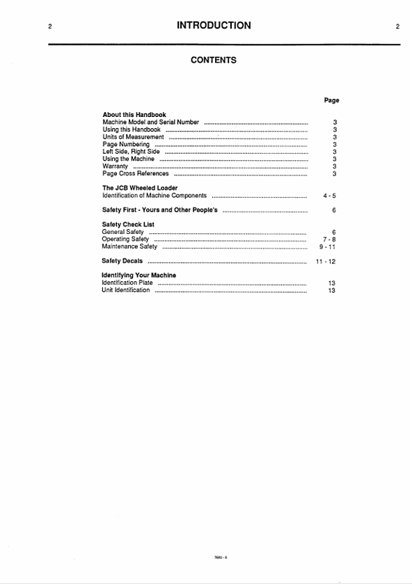 JCB 406 & 408 Operator’s Handbook PDF Manual