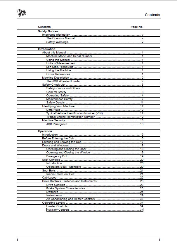 JCB 406 Operator Manual PDF – Operating & Maintenance Guide