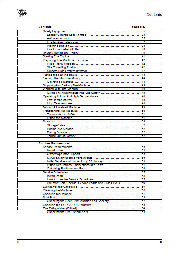 JCB 406 Wheeled Loader Manual PDF – Service & Operation Guide