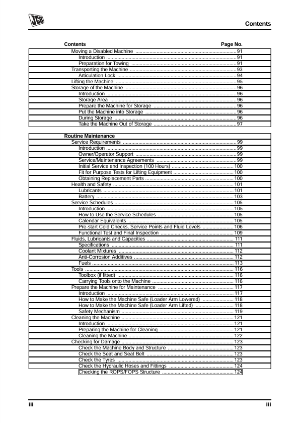 JCB 411 412S 414S 416 416S Tier 3 Manual PDF Download