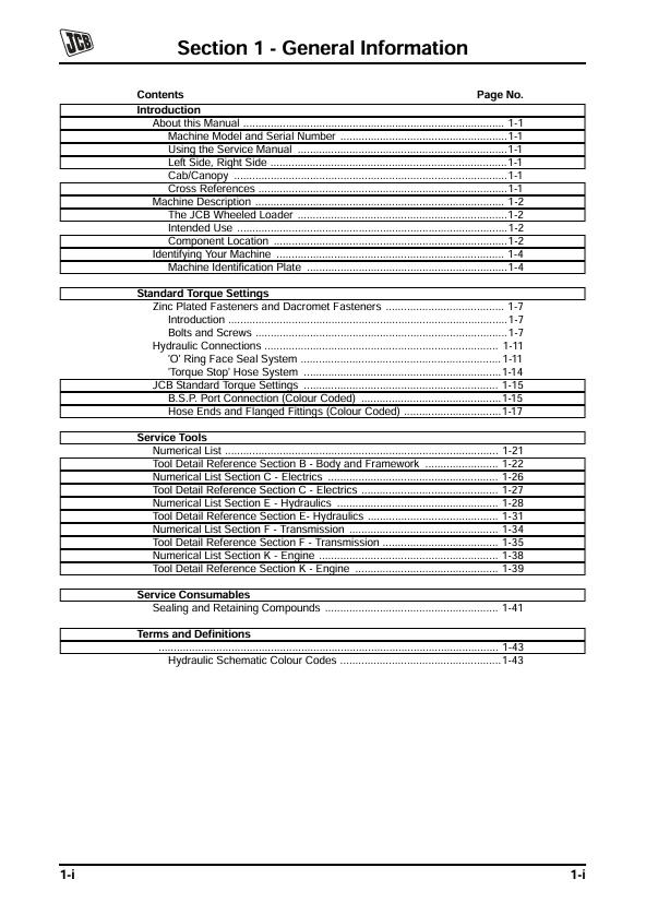 JCB 422ZX Loader Maintenance and Service Manual PDF