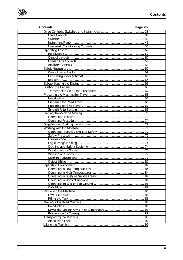 JCB 426E 434S 436E 456E Tier 3 Wheel Loader Manual PDF