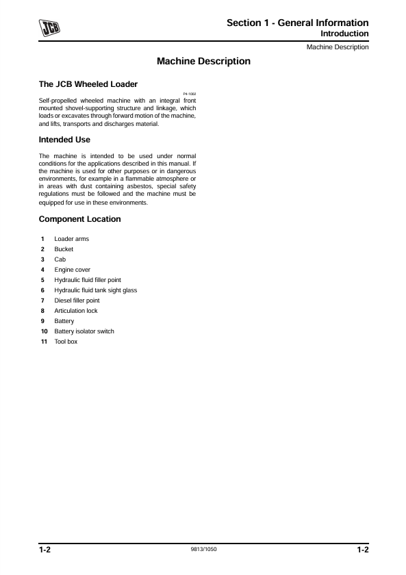 JCB 430ZX Wheel Loader Service and Repair Manual PDF