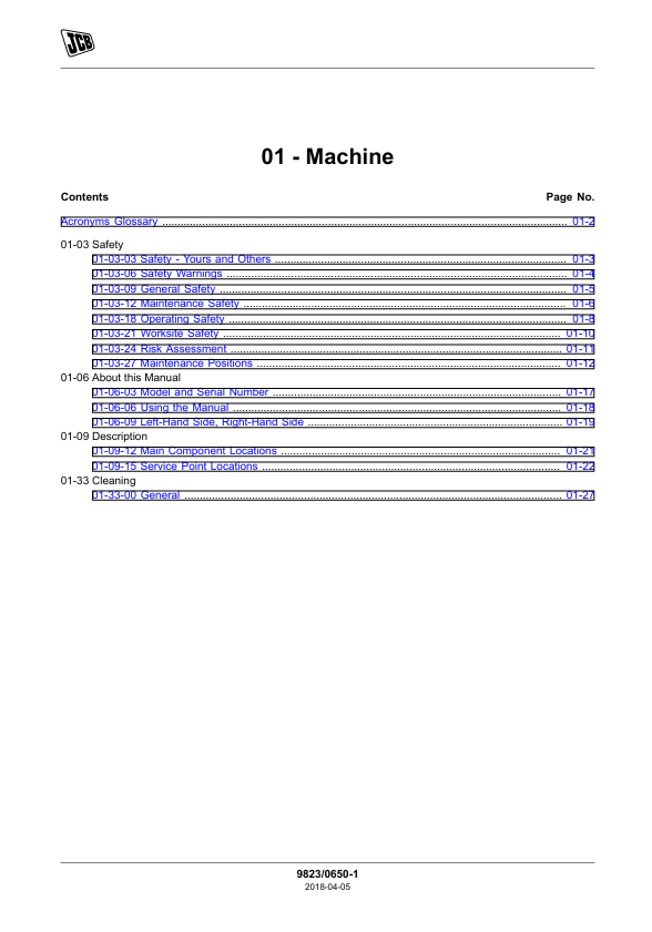 JCB 432ZX Plus Workshop Manual PDF – Service & Maintenance
