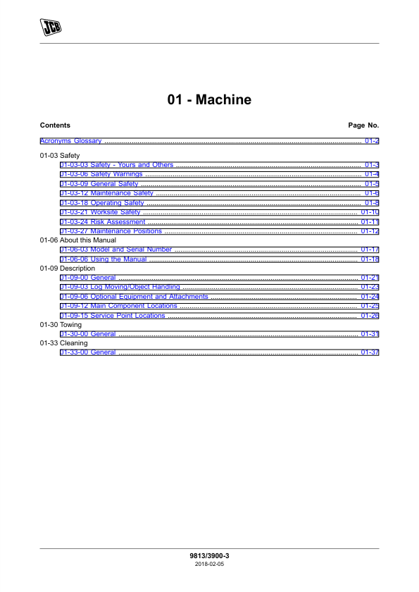 JCB 525-60 Rough Terrain Variable Reach Truck Repair Manual PDF
