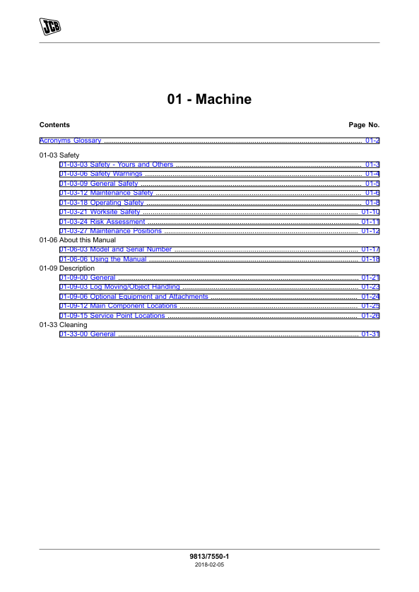 JCB 527-58 T4F Loadall Repair & Workshop Manual PDF