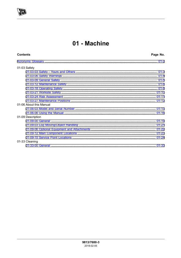 JCB 531-70, 535-95 and 536 Series Loadall Repair Manual PDF