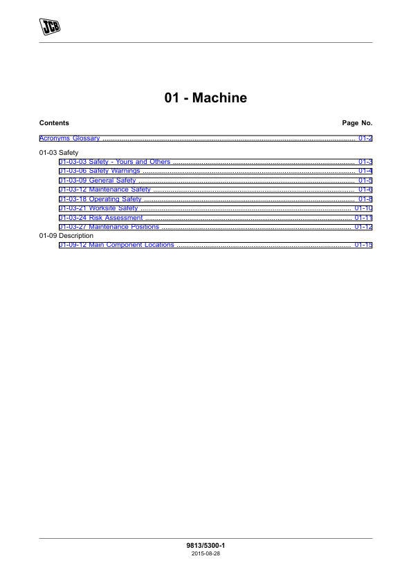 JCB 6TFT & 6TST Dumper Repair Manual PDF