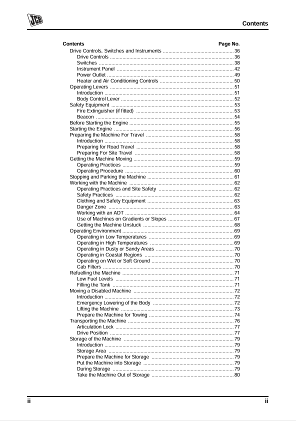 JCB 714 718 Articulated Dump Truck Tier 3 Manual & Maintenance PDF