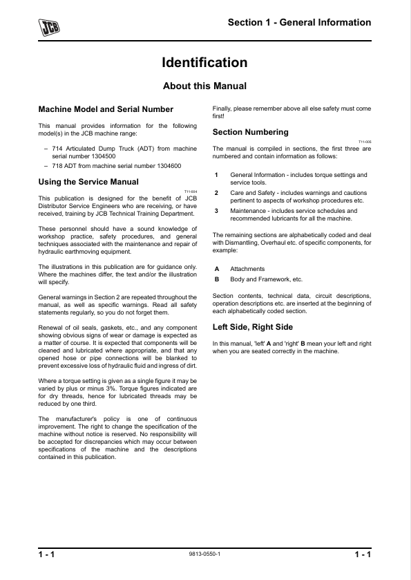 JCB 714 & 718 Repair Manual PDF – Service Guide