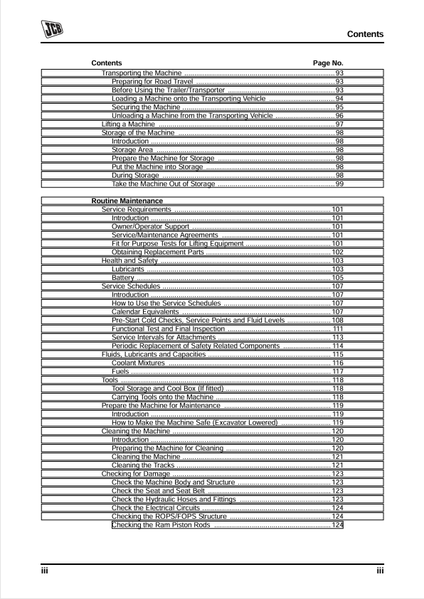JCB 8085 ZTS Excavator Manual PDF | Operator Guide
