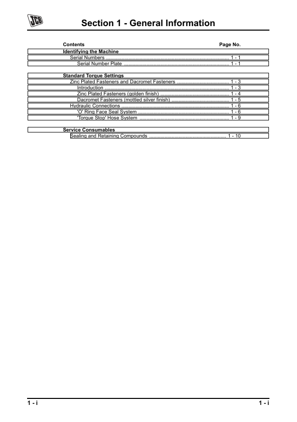 JCB 8250 Fastrac Maintenance and Service Guide