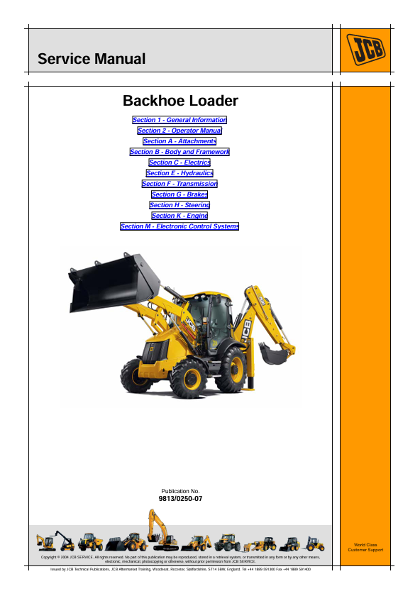 JCB Backhoe Loader Service, Repair & Maintenance