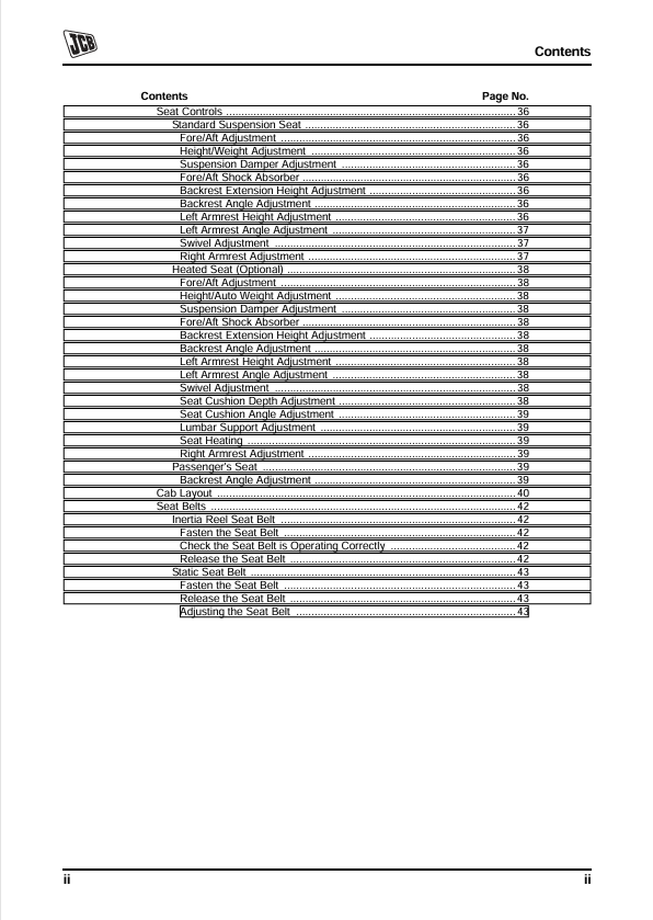 JCB Fastrac 3000 Series Tier 4 Final Tractor Manual PDF