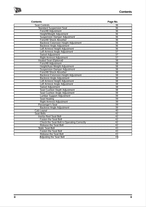 JCB Fastrac 3200 Xtra / 3230 Xtra Machines Manual PDF