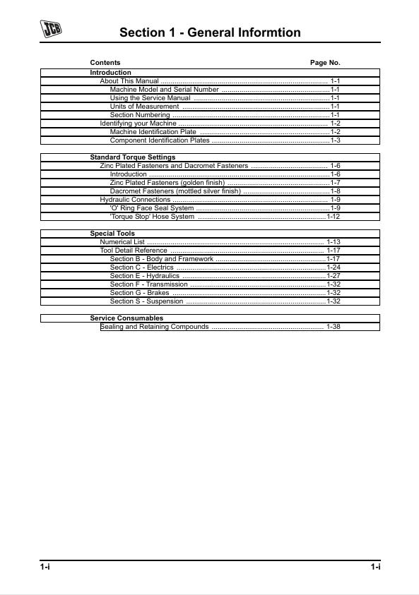 JCB Fastrac 7000 Series Maintenance Guide PDF