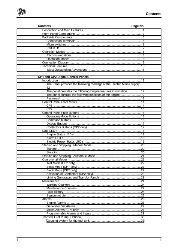 JCB Generator Control Panel Troubleshooting and Repair Guide PDF