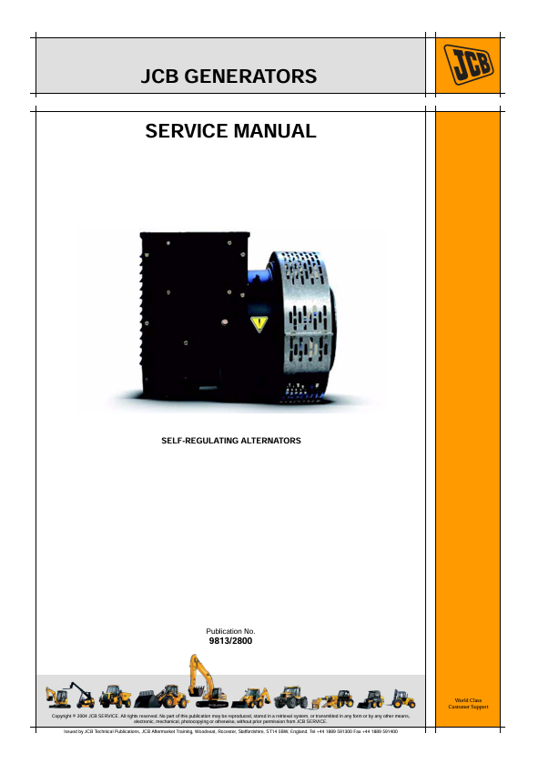 JCB Generator Service Manual PDF Download