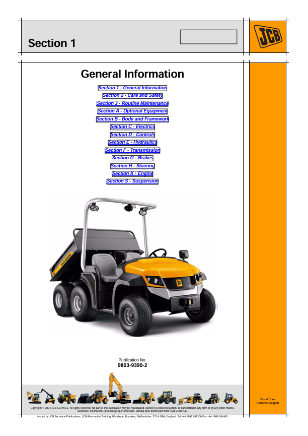 JCB Groundhog 6x4 Repair and Maintenance Manual PDF