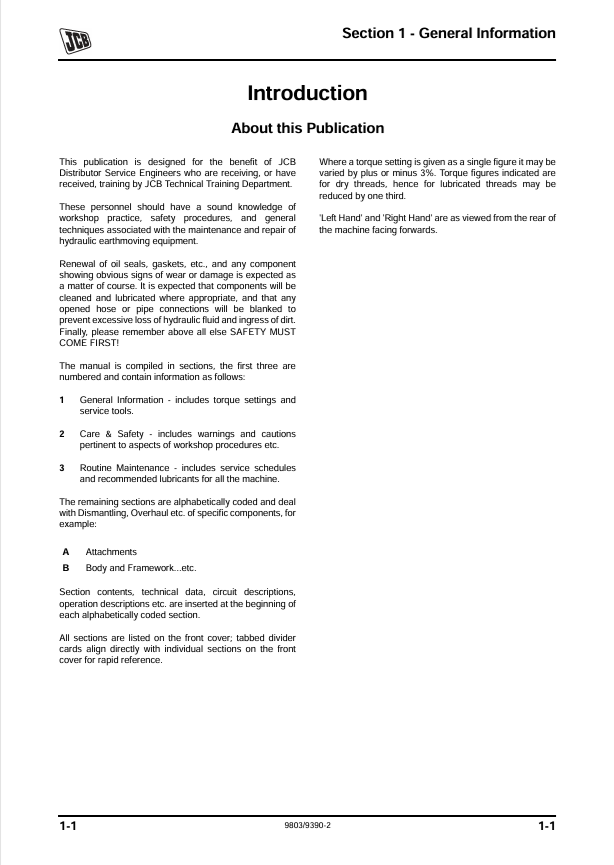 JCB Groundhog 6x4 Technical Manual PDF – Repair Guide