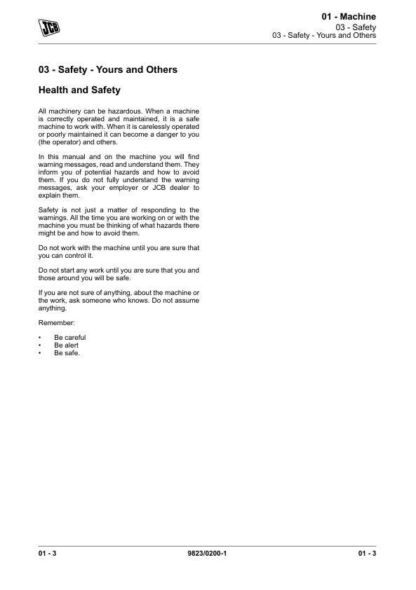 JCB HS750 Repair Manual PDF – Technical Service Guide