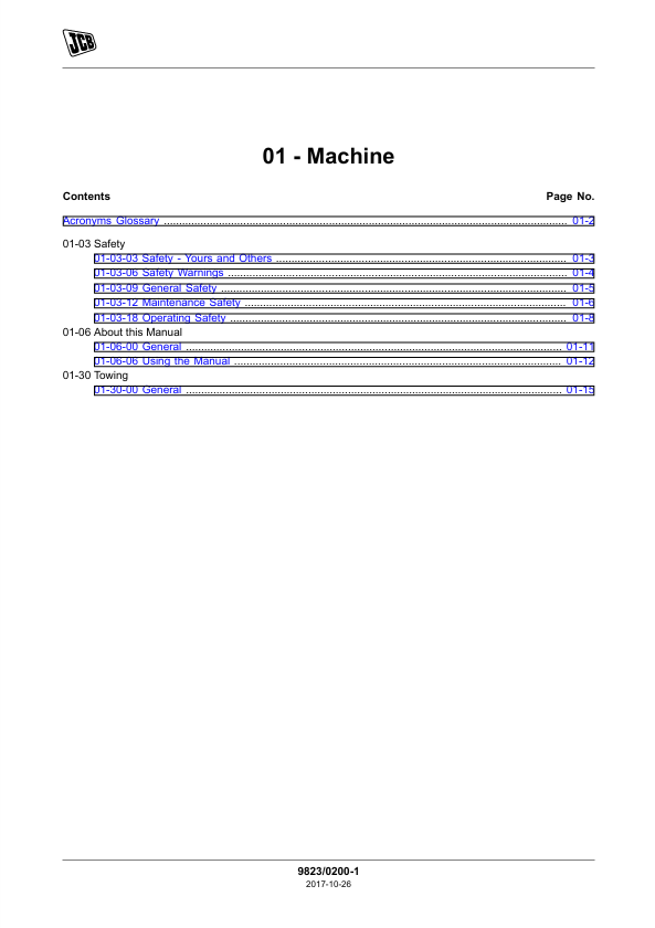 JCB HS750 Service Manual PDF | Maintenance & Troubleshooting