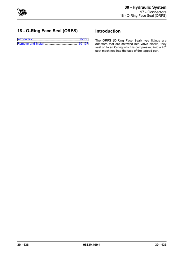 JCB Hydradig 110W Technical Repair Manual PDF