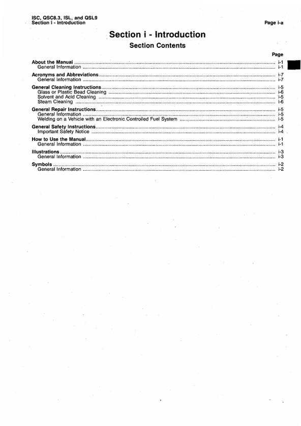 JCB ISC, ISCE, QSC8.3, ISL & QSL9 Workshop Manual PDF