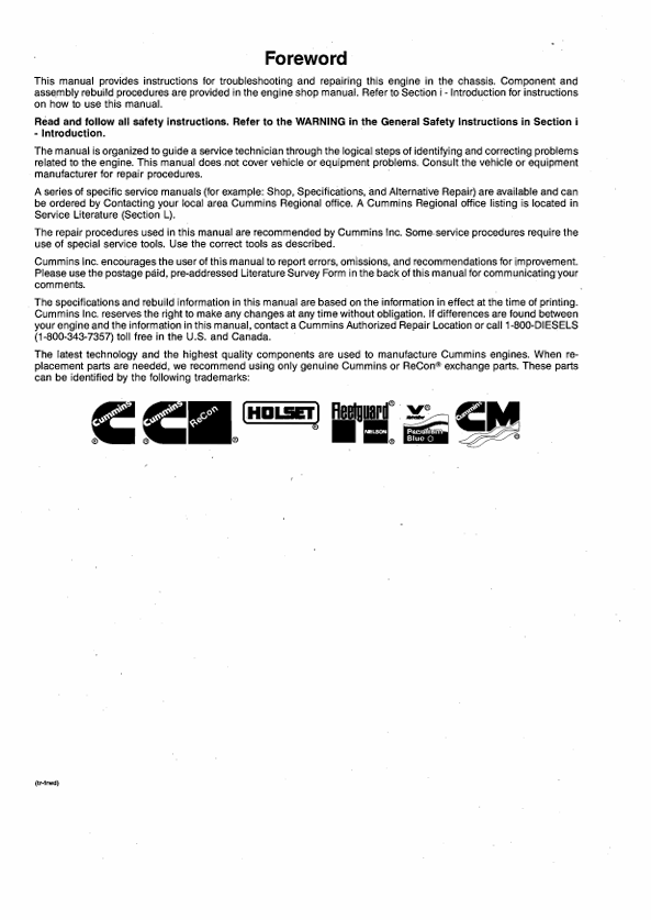 JCB ISC and ISCE Engine Troubleshooting & Repair Manual PDF