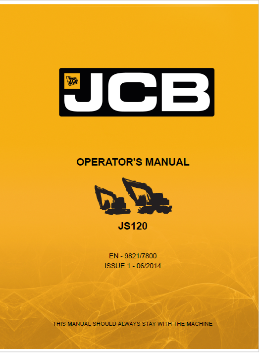 JCB JS120 Operator Manual PDF | Free Excavator Guide Download